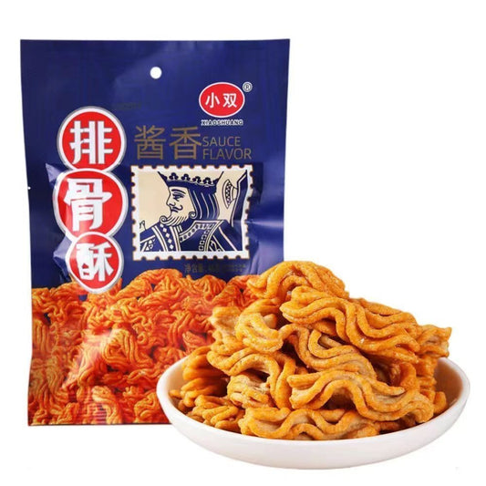 [新货亏本冲销量] 小双 排骨酥 烤甘薯 鸡肉卷 酱香牛排酥 海苔麻花 一根葱 八爪烧 酱香排骨酥 酱香薯条 酱香土豆卷 挖土豆 芝麻波波脆 天津麻花 休闲解馋小零食 XiaoShuang Snack Foods (1s)