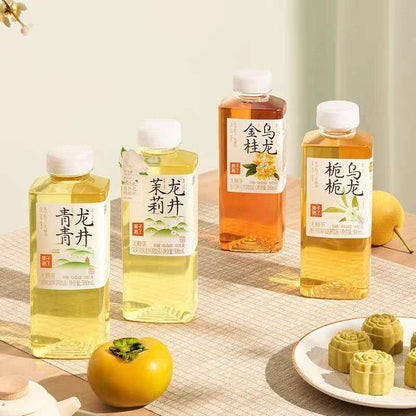 [新货亏本冲销量] 果子熟了 无糖茶 乌龙茶 龙井茶 青青龙井 茉莉龙井 玫瑰花茶 金桂乌龙 栀栀乌龙 GuoZiShuLe Oolong Longjing Tea (500ml)