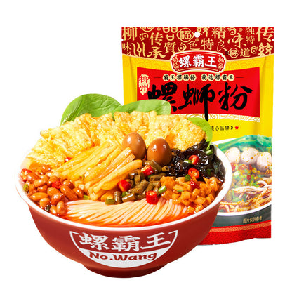 [新货亏本冲销量] 螺霸王 柳州螺蛳粉 原味内含鹌鹑蛋 川香麻辣味 酸香番茄味 螺丝粉 River Snail Rice Noodles Hot & Sour Noodles (330g)