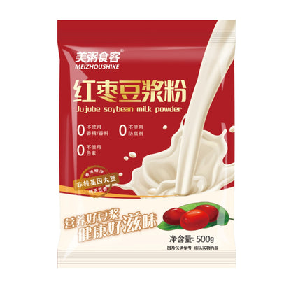[新货亏本冲销量] 美粥食客 豆浆粉 非转基因 无香精 无防腐剂 无色素 原味豆浆粉 无蔗糖豆浆粉 红枣豆浆粉 黑豆豆浆粉 21天自律打卡 MeiZhouShiKe Soy Milk Powder