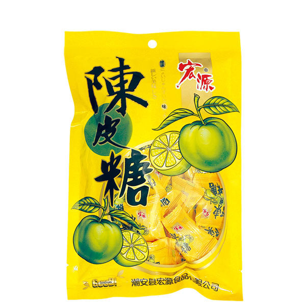 [新货亏本冲销量] 宏源陈皮糖 话梅糖 爆浆陈皮软糖 爆浆话梅软糖 陈皮味糖果 酸梅味糖 橙皮糖 Tangerine Orange Peel Candy Plum Candy (130s / 355g)