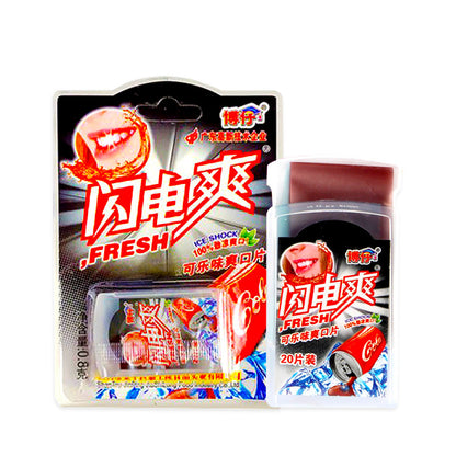 [新货亏本冲销量] 博仔 闪电爽 维生素C爽口片 薄荷片 清凉含片 薄荷糖 Fresh Paper Mint Candy (1s)