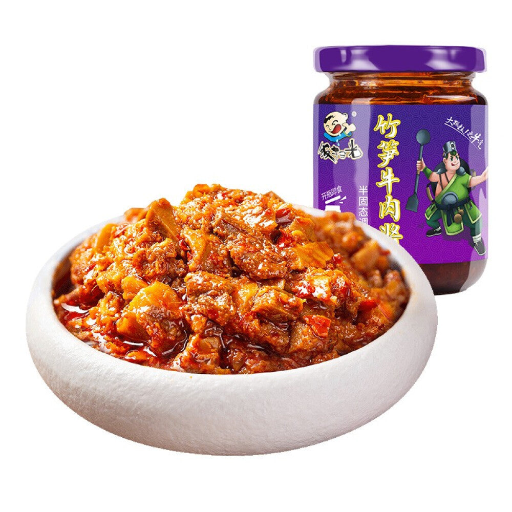 [新货亏本冲销量] 饭扫光 下饭酱 剁椒酱 香辣牛肉酱 竹笋牛肉酱 爆炒金针菇 辣卤杏鲍菇 下饭神器 FanSaoGuang Chopped Chili Sauce Mushroom Beef Bamboo Shoots Paste