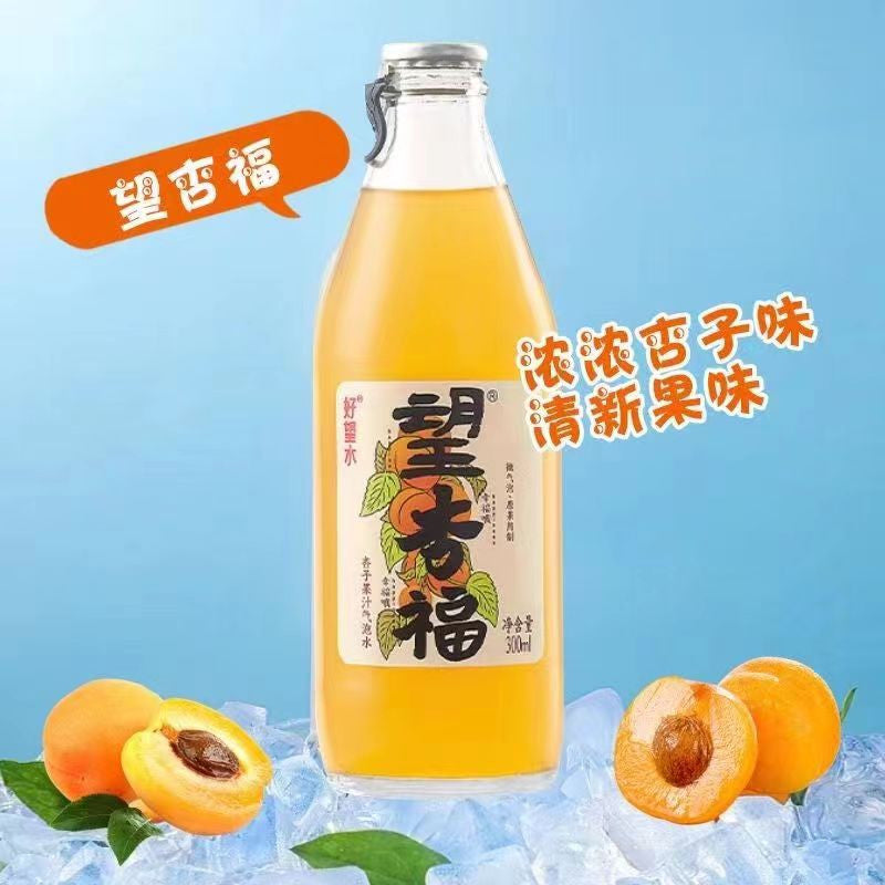 [新货亏本冲销量] 好望水 山楂水 望山楂 望梅好 望桃花 望柠萌 望杏福 望勇橄 望橙功 山楂 杨梅 橄榄 白桃 柠檬 杏果 果汁气泡水 好望水 Hope Water Fruit Sparking Juice (300ml)