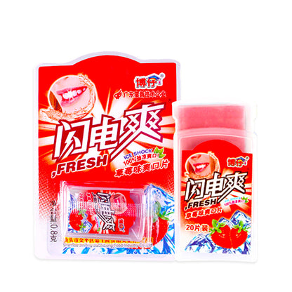 [新货亏本冲销量] 博仔 闪电爽 维生素C爽口片 薄荷片 清凉含片 薄荷糖 Fresh Paper Mint Candy (1s)
