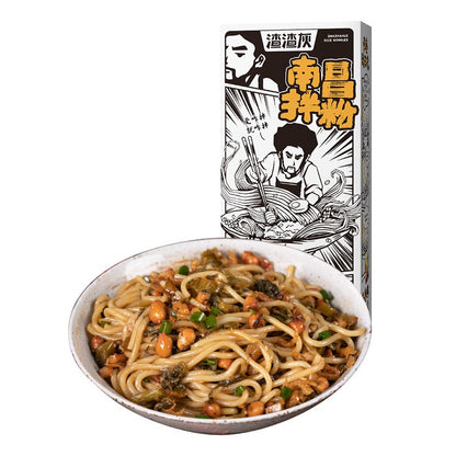 [新货亏本冲销量] 渣渣灰 南昌拌粉 衡阳卤粉 土豆泥泥粉 麻酱米线 麻酱流汁宽粉 葱油酸豆角拌粉 麻辣小龙虾味拌粉 干香肉臊拌粉 江西米粉 ZhaZhaHui Instant Dry Noodles (195g)