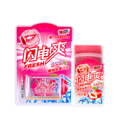 [新货亏本冲销量] 博仔 闪电爽 维生素C爽口片 薄荷片 清凉含片 薄荷糖 Fresh Paper Mint Candy (1s)