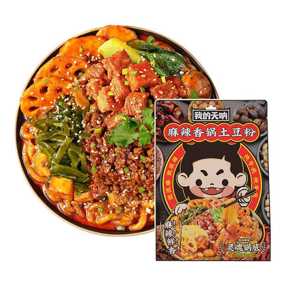 [新货亏本冲销量] 我的天呐 砂锅土豆粉 我的天哪 麻辣粉 麻辣烫土豆粉 WoDeTianNa Claypot Potato Noodles (323g)