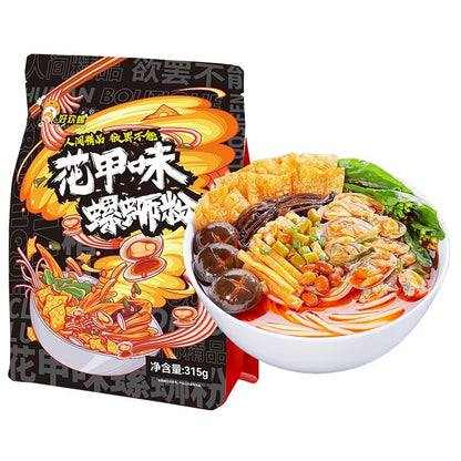 [新货亏本冲销量] 好欢螺螺蛳粉 小龙虾味螺蛳粉 正宗柳州螺蛳粉 油泼辣子香菜螺蛳粉 好欢螺加辣加臭螺蛳粉 HaoHuanLuo River Snail Rice Noodles (300-320g)