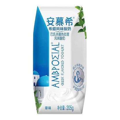 [新货亏本冲销量] 伊利安慕希 AMX 奶昔酸奶 长白山蓝莓 / 新疆哈密瓜 / 丹东草莓 / 芒果百香果 / 橙凤梨 / 黄桃燕麦 / 牛油果燕麦 / 嗒诗咪白桃燕麦  Ambrosial AMX Yogurt Drinks (230g)