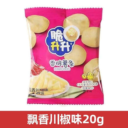 [新货亏本冲销量] 脆升升薯条 三只松鼠脆薯条 香脆薯条 CuiShengSheng Crispy French Fries Potato Sticks (20g)