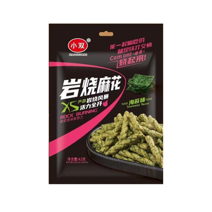 [新货亏本冲销量] 小双 排骨酥 烤甘薯 鸡肉卷 酱香牛排酥 海苔麻花 一根葱 八爪烧 酱香排骨酥 酱香薯条 酱香土豆卷 挖土豆 芝麻波波脆 天津麻花 休闲解馋小零食 XiaoShuang Snack Foods (1s)