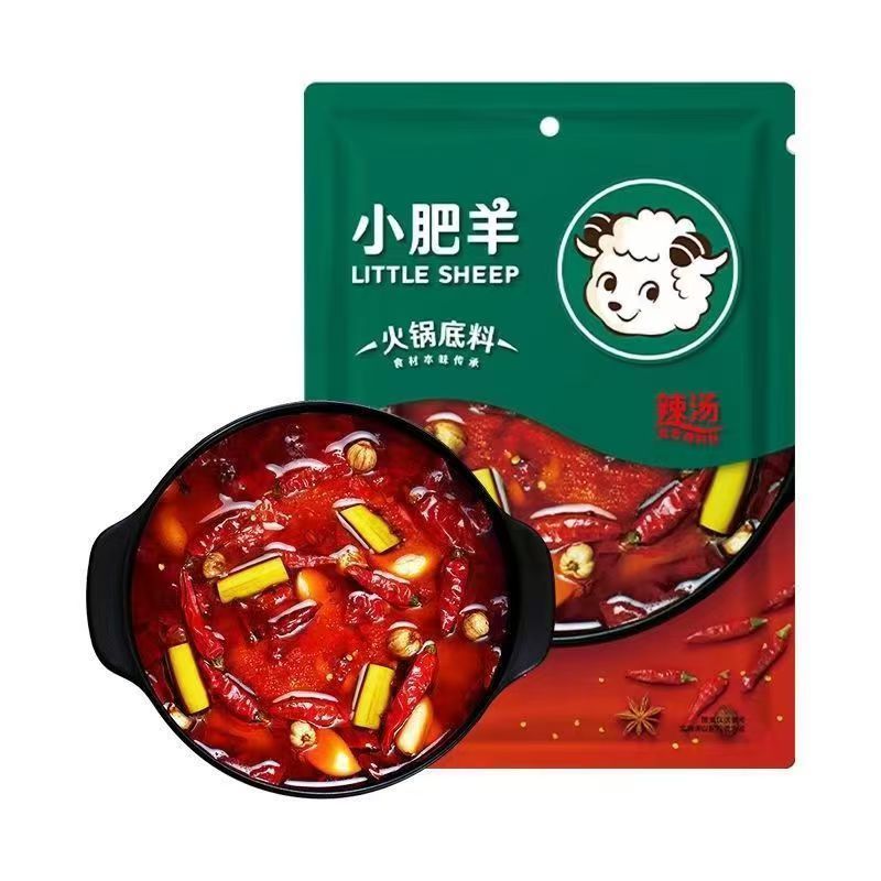 [新货亏本冲销量] 小肥羊火锅底料 混合液态汤底 清汤 番茄味 辣汤 香辣麻辣 Little Sheep Hotpot Based (160g)