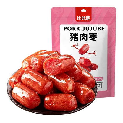 [新货亏本冲销量] 比比赞猪肉枣 迷你肉肠 猪肉烤肠 香肠热狗 黑椒小香肠 一口肠 火腿肠 即食休闲小吃 BiBiZan Pork Sausage (1s)