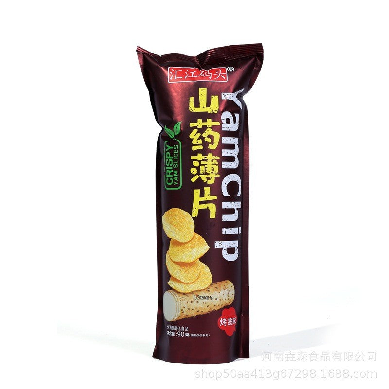 [新货亏本冲销量] 汇江码头 山药薄片 山药薯片 山药片 山药小吃 HuiJiangMaTou Yam Chip Potato Chip (90g)