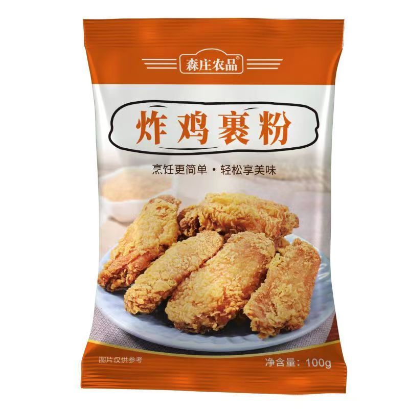 [新货亏本冲销量] 森庄农品 炸小酥肉专用粉 炸小酥肉粉 香炸淀粉 香脆炸鸡排裹粉 小酥肉粉 炸鸡裹粉 番茄酱 (100g)