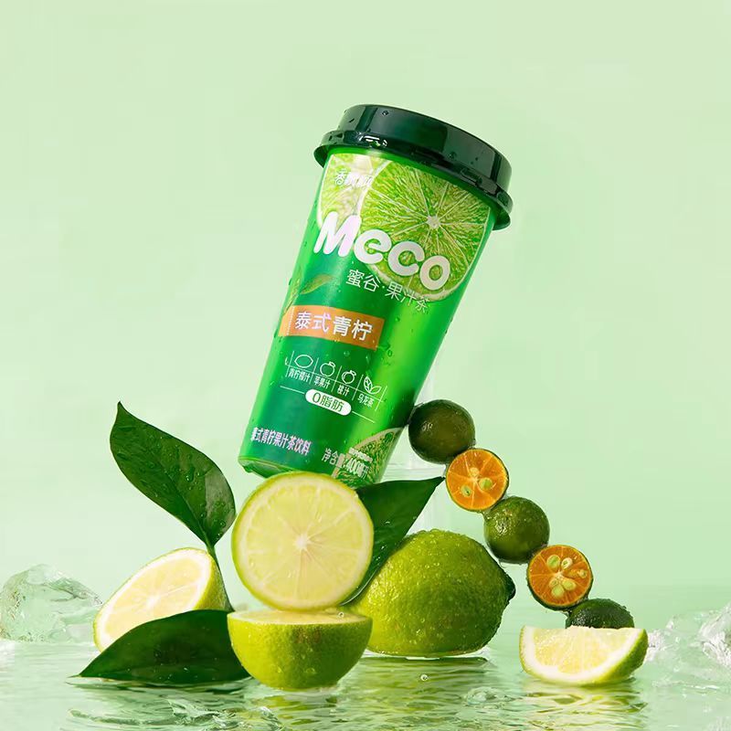 [新货亏本冲销量] 香飘飘 Meco 蜜谷果汁茶 泰式青柠 芒果芭乐 0脂肪饮料 桃桃红柚 樱桃莓莓 红石榴白葡萄 荔枝百香果 XiangPiaoPiao Meco Juice Tea (400ml)
