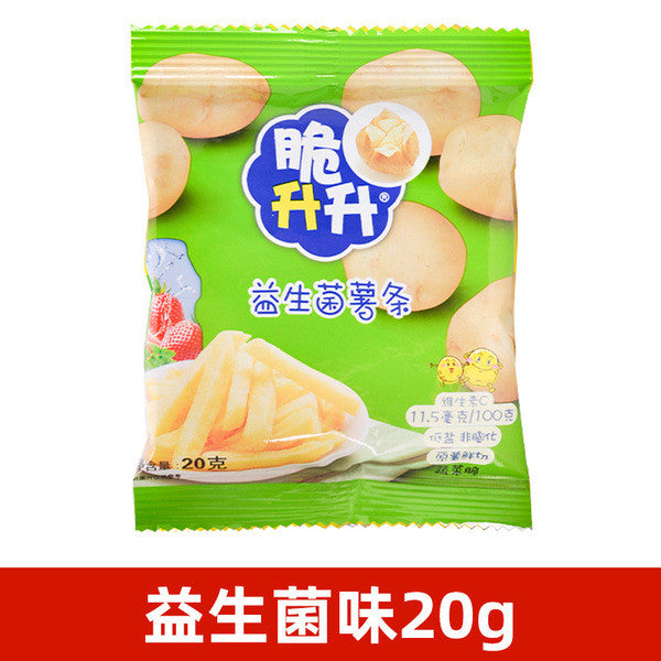 [新货亏本冲销量] 脆升升薯条 三只松鼠脆薯条 香脆薯条 CuiShengSheng Crispy French Fries Potato Sticks (20g)