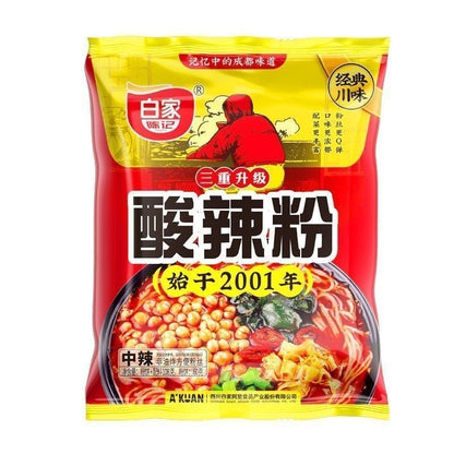 [新货亏本冲销量] 白家陈记 酸辣粉 酸菜鱼味粉丝 麻辣烫粉丝 小白君酸辣粉 肥肠味粉丝 BaiJiaChenJi Spicy Sour Noodles (108g)