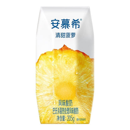 [新货亏本冲销量] 伊利安慕希 AMX 奶昔酸奶 长白山蓝莓 / 新疆哈密瓜 / 丹东草莓 / 芒果百香果 / 橙凤梨 / 黄桃燕麦 / 牛油果燕麦 / 嗒诗咪白桃燕麦  Ambrosial AMX Yogurt Drinks (230g)