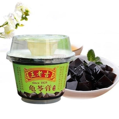 [新货亏本冲销量] 王老吉 龟苓膏 中华老字号 吸吸龟苓膏 果冻 即食黑凉粉 WangLaoJi Herbal Jelly (258g)
