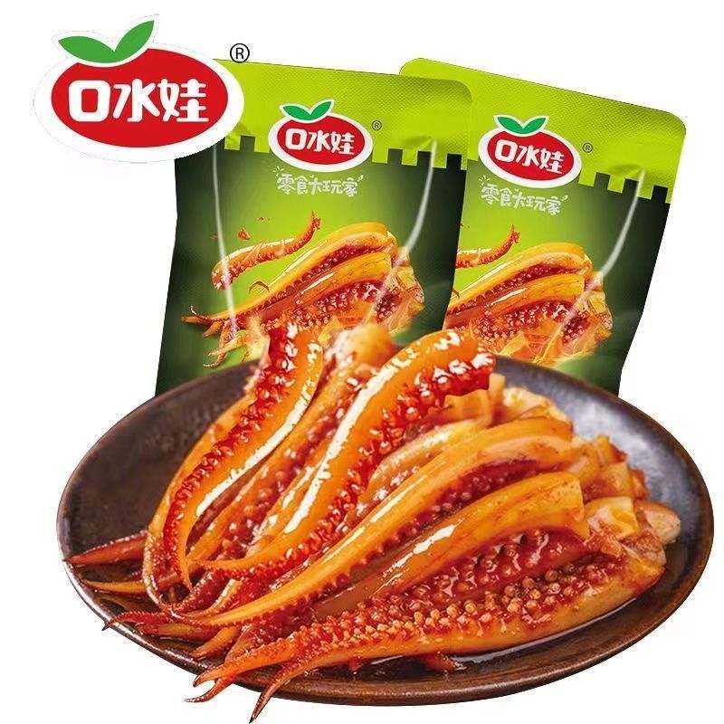 [新货亏本冲销量] 卤门家族 串烤鱿鱼 烧烤味 炭烧味 香辣味 串烧鱿鱼 口水娃铁板鱿鱼 LuMenJiaZu Spicy Barbeque Squid (1s)