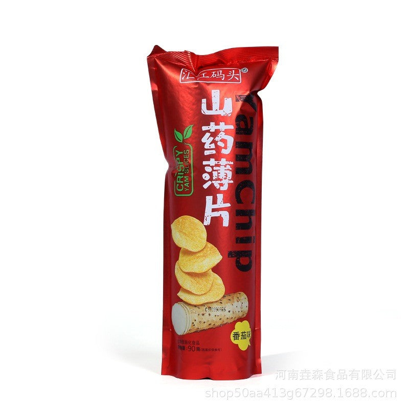 [新货亏本冲销量] 汇江码头 山药薄片 山药薯片 山药片 山药小吃 HuiJiangMaTou Yam Chip Potato Chip (90g)