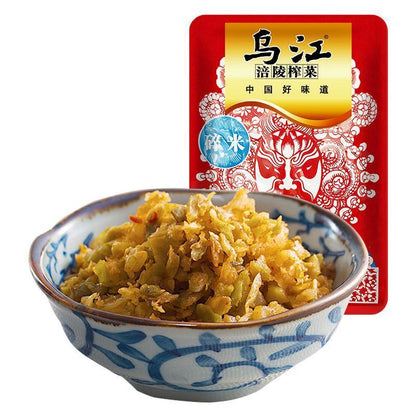 [新货亏本冲销量] 乌江涪陵榨菜 微辣榨菜丝 榨菜碎粒 乌江榨菜麻辣 乌江海带丝 乌江麻辣萝卜干 轻盐下饭拌面菜 开胃拌饭拌粥 WuJiang Preserved Vegetables Pickled Mustard Greens (80g