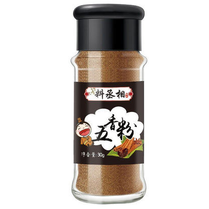 [新货亏本冲销量] 料丞相 天汉名厨 烧烤调料 孜然粉 辣椒粉 花椒粉 黑胡椒粉 白胡椒粉 椒盐粉 五香粉 白芝麻 调味粉制品 烧烤炒菜火锅蘸料专用 LiaoChengXiang Seasonings Herbs & Spices (1s)