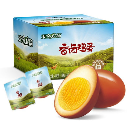 [新货亏本冲销量] 无穷农场 盐焗鸡蛋 香卤鸡蛋 虎皮鸡蛋 WuQiong Salt Boiled Eggs Snack (30g)