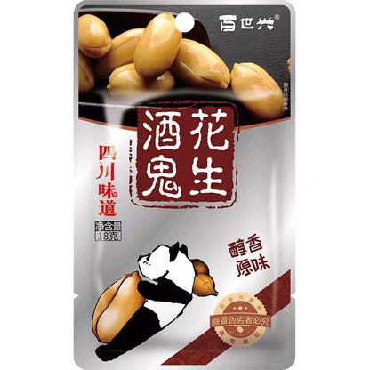 【新货亏本冲销量】百世兴酒鬼花生 麻辣花生 醇香原味花生 四川味道 下酒菜花生米 BaiShiXin Mala Peanut (18g)
