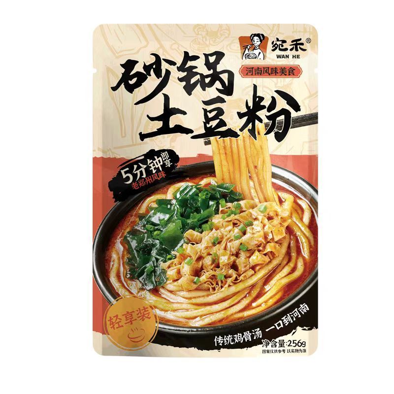 [新货亏本冲销量] 宛禾 砂锅刀削面 砂锅土豆粉 荆芥麻酱米线 荆芥土豆粉 河南速食麻辣烫方便面条米线 Wan He Claypot Lacey Noodles (170g) / Potato Noodles (320g)