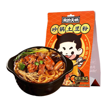 [新货亏本冲销量] 我的天呐 砂锅土豆粉 我的天哪 麻辣粉 麻辣烫土豆粉 WoDeTianNa Claypot Potato Noodles (323g)