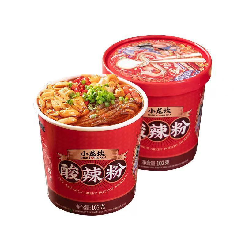[新货亏本冲销量] 小龙坎 酸辣粉 金汤肥牛味 椒麻锅巴粉 XiaoLongKan Hot & Sour Sweet Potato Noodles (102g - 126g)
