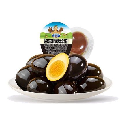 [新货亏本冲销量] 湖湘贡 贤哥鹌鹑蛋 鹌鹑铁蛋 鹌鹑蛋 香辣口味 盐焗味 知心卤味 泡椒味 HuXiangGong Spicy Quail Eggs (1s)