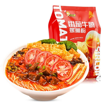 [新货亏本冲销量] 好欢螺螺蛳粉 小龙虾味螺蛳粉 正宗柳州螺蛳粉 油泼辣子香菜螺蛳粉 好欢螺加辣加臭螺蛳粉 HaoHuanLuo River Snail Rice Noodles (300-320g)