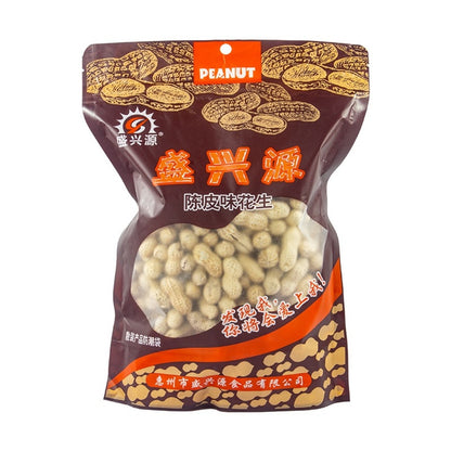 [新货亏本冲销量] 盛兴源 红丰亮 陈皮味花生 山核桃味花生 橙皮花生 鹤山特产花生 陈皮花生 无香味花生 HongFengLiang Tangerine Peel Liquer Garlic Saltly Peanut (350g)