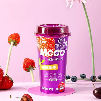 [新货亏本冲销量] 香飘飘 Meco 蜜谷果汁茶 泰式青柠 芒果芭乐 0脂肪饮料 桃桃红柚 樱桃莓莓 红石榴白葡萄 荔枝百香果 XiangPiaoPiao Meco Juice Tea (400ml)