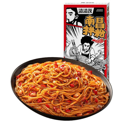 [新货亏本冲销量] 渣渣灰 南昌拌粉 衡阳卤粉 土豆泥泥粉 麻酱米线 麻酱流汁宽粉 葱油酸豆角拌粉 麻辣小龙虾味拌粉 干香肉臊拌粉 江西米粉 ZhaZhaHui Instant Dry Noodles (195g)