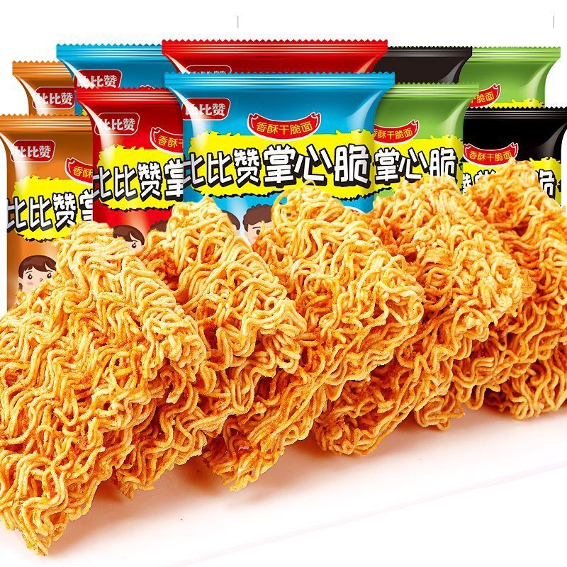 [新货亏本冲销量] 比比赞 掌心脆 干脆面 脆面零食 随机多口味 BiBiZan Crispy Noodle Mamee Snack (21g)