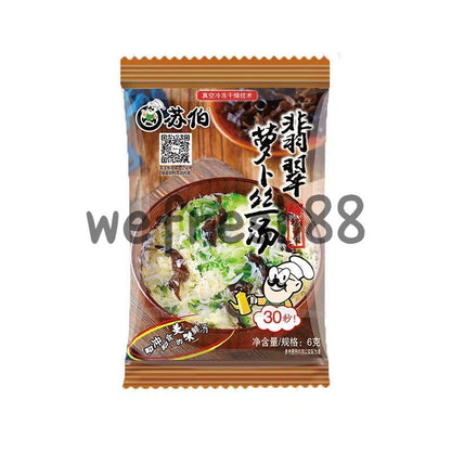 [新货亏本冲销量] 苏伯 速食蛋花汤 即冲即食汤 紫菜蛋花汤 菠菜蛋花汤 鲜蔬蛋花汤 小白菜蛋花汤 西红柿蛋花汤 真空冷冻干燥技术即食汤块 Subo Freeze Drying Instant Soup Cube (6g)