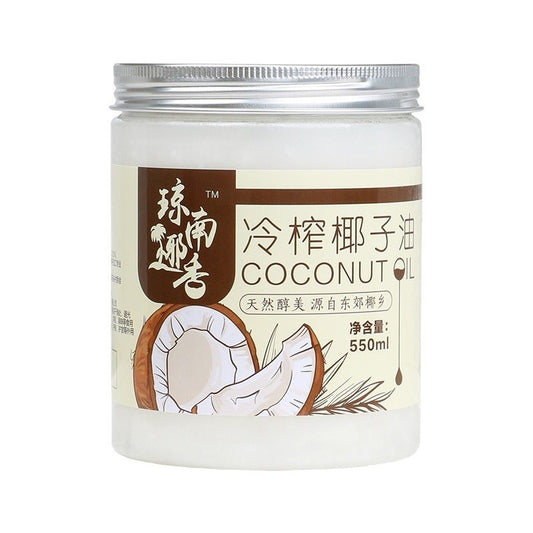 [新货亏本冲销量] 琼南椰香 冷榨椰子油 天然醇美 海南椰子油 食用油 烘培护发纯椰油 QiongNanYeXiang Coconut Oil (550ml)