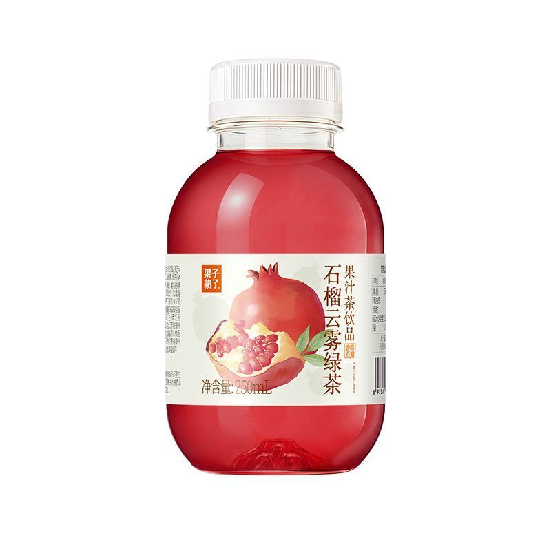 [新货亏本冲销量] 果子熟了 石榴云雾绿茶 小吊梨汤 清润雪梨 香甜石榴 果汁茶饮 GuoZiShuLe Pomegranate Pear Drinks (250ml)
