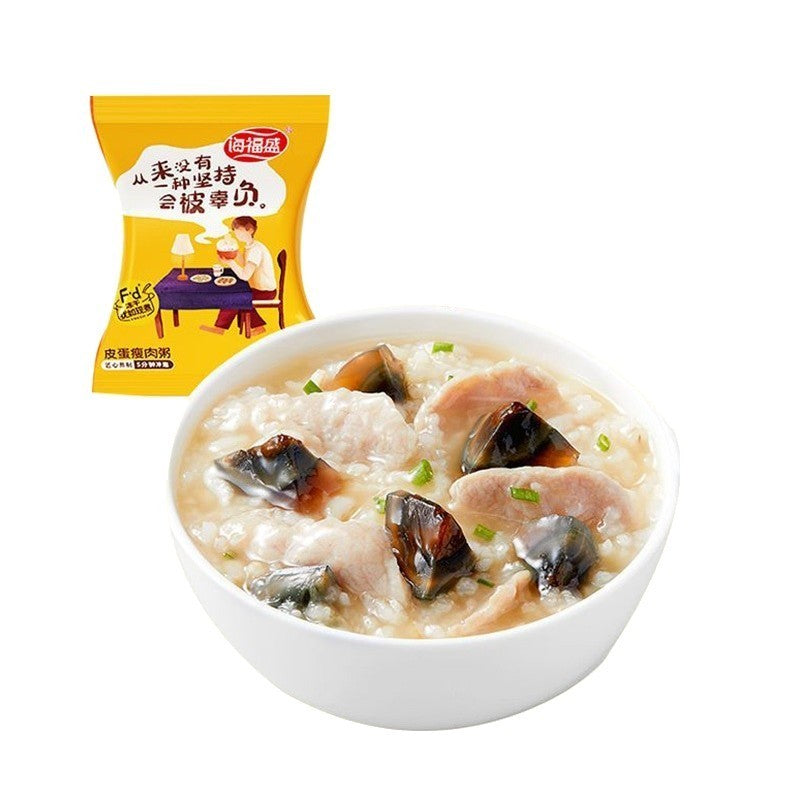 [新货亏本冲销量] 海福盛 燕麦粥 速食冻干粥 冲泡即食速食粥 潮牛火锅粥 生滚鸡煌粥 排骨菌菇粥 皮蛋瘦肉粥 HaiFuSheng Instant Porridge (40g)