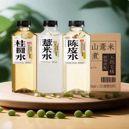 [新货亏本冲销量] 好望水 薏米水 陈皮水 五指毛桃桂圆水 青瓜薏米水 茉莉薏米水 柠檬薏米水 枸杞水 无糖饮料 HaoWangShui Barley Drinks (500ml)