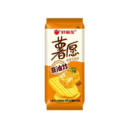 [新货亏本冲销量] 好丽友 薯愿 非油炸薯片 香考原味 蜂蜜牛奶味 红酒牛排味 韩国泡菜味 Orion HaoLiYou Non-Fried Potato Chips (36g)