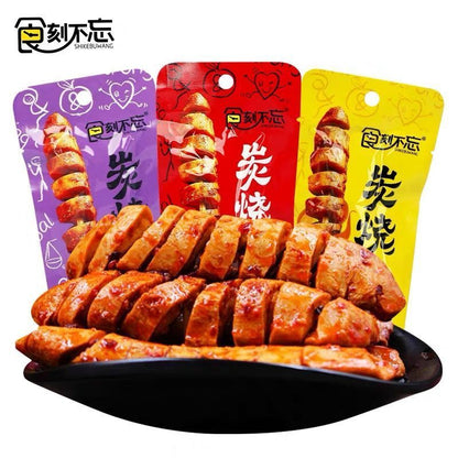 [新货亏本冲销量] 食刻不忘 烤面筋 玉米热狗肠 香辣香脆肠 火腿肠 ShiKeBuWang Baked Gluten (26g)