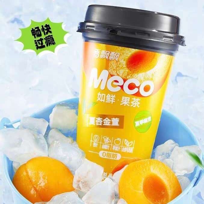 [新货亏本冲销量] 香飘飘 Meco 蜜谷果汁茶 泰式青柠 芒果芭乐 0脂肪饮料 桃桃红柚 樱桃莓莓 红石榴白葡萄 荔枝百香果 XiangPiaoPiao Meco Juice Tea (400ml)