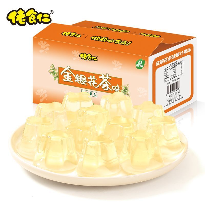 [新货亏本冲销量] 佬食仁 秋梨枇杷冻 0脂肪 果味型果冻布丁 LaoShiRen Pear Loquat Jelly (1 Box)