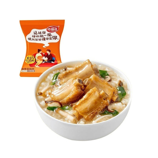 [新货亏本冲销量] 海福盛 燕麦粥 速食冻干粥 冲泡即食速食粥 潮牛火锅粥 生滚鸡煌粥 排骨菌菇粥 皮蛋瘦肉粥 HaiFuSheng Instant Porridge (40g)
